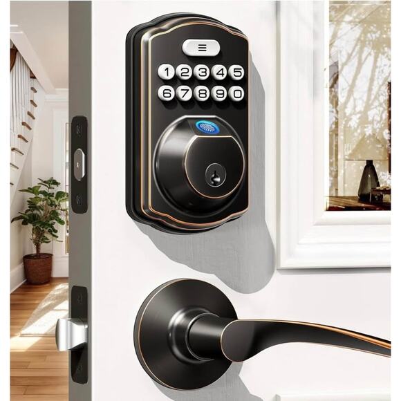 Fingerprint Door Lock - Picture 1 of 9
